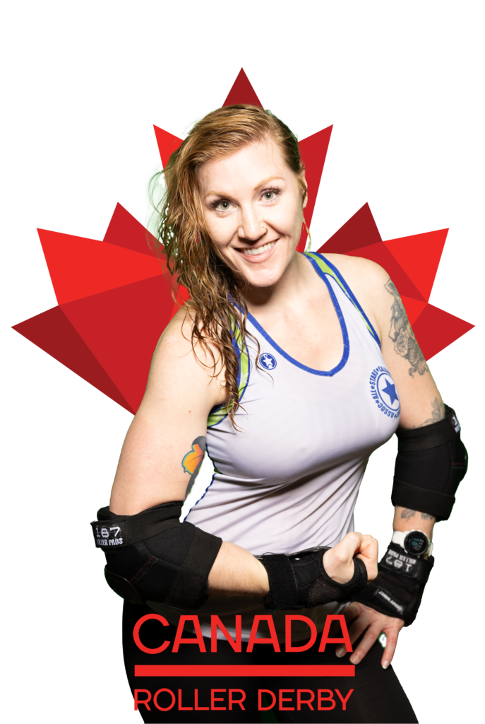 #12 Ruthless Red She/ her Blocker